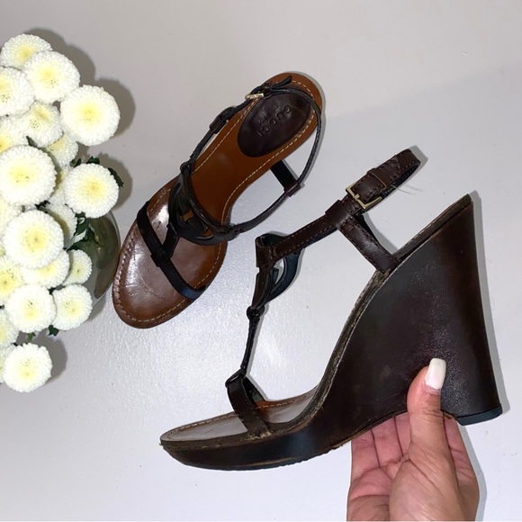 SOLD Authentic Gucci Wedges - Picture 12 of 13